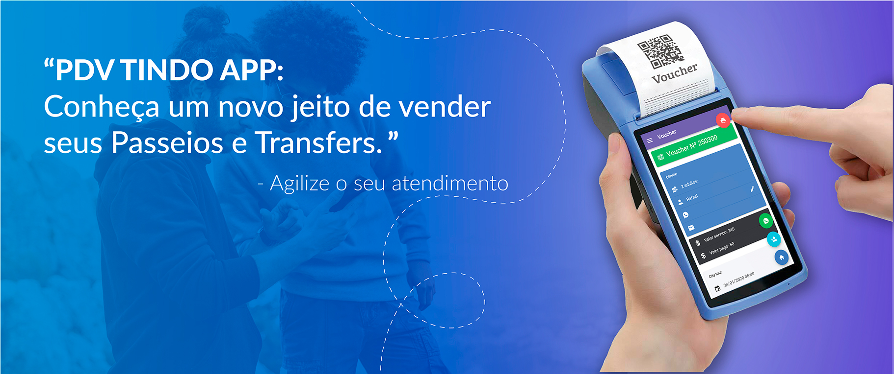 tindo, ilha software, solucao exclusica para tranlados e passeios